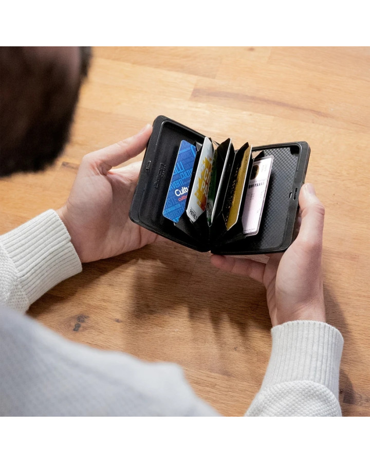 Porte-cartes Intelligent Ogon Designs Smart Case V2 Paris - Noir, Aluminium